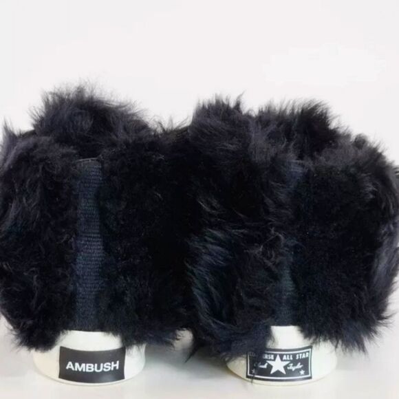 Converse X Ambush Chuck Taylor 70 Hi Fuzzy Black Sneakers Unisex Size M4.5/W6.5 - Picture 5 of 6
